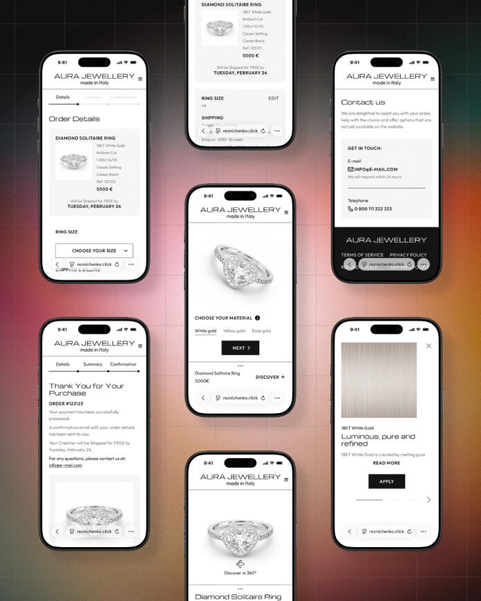 Cover of a Jewelry Configurator for Mobile