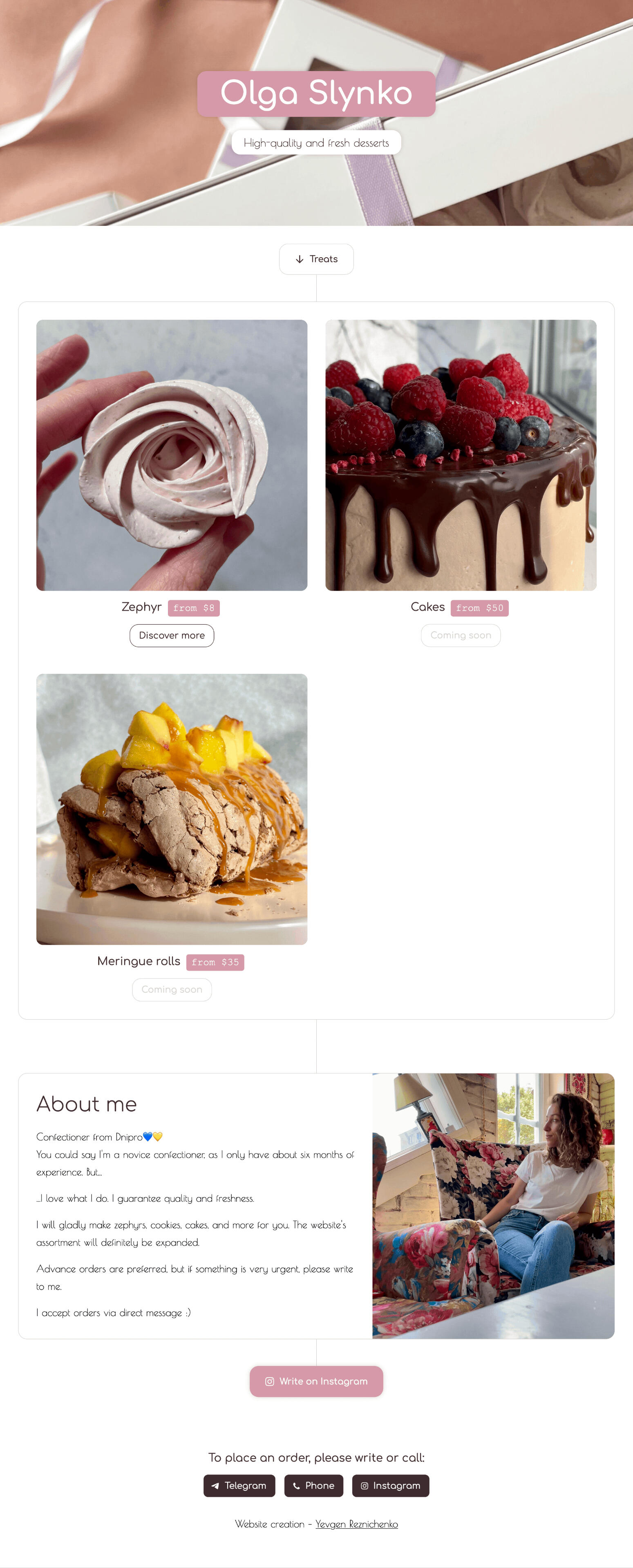 Slynko Website Creation