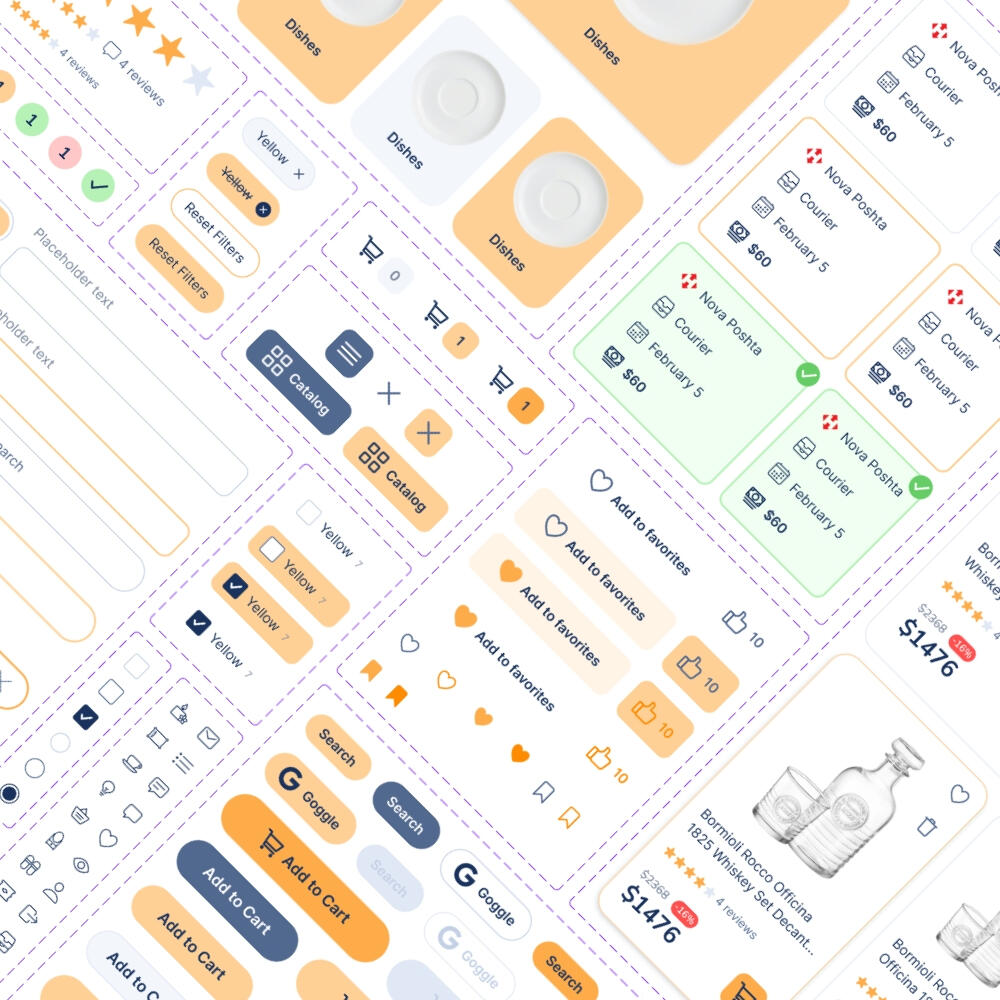 Hundreds of components