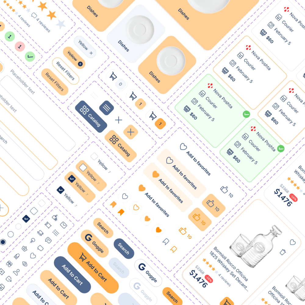 Hundreds of components